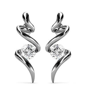 Serpent Earrings Embellished With SWAROVSKI® Crystals by RN Covenant Jewelry